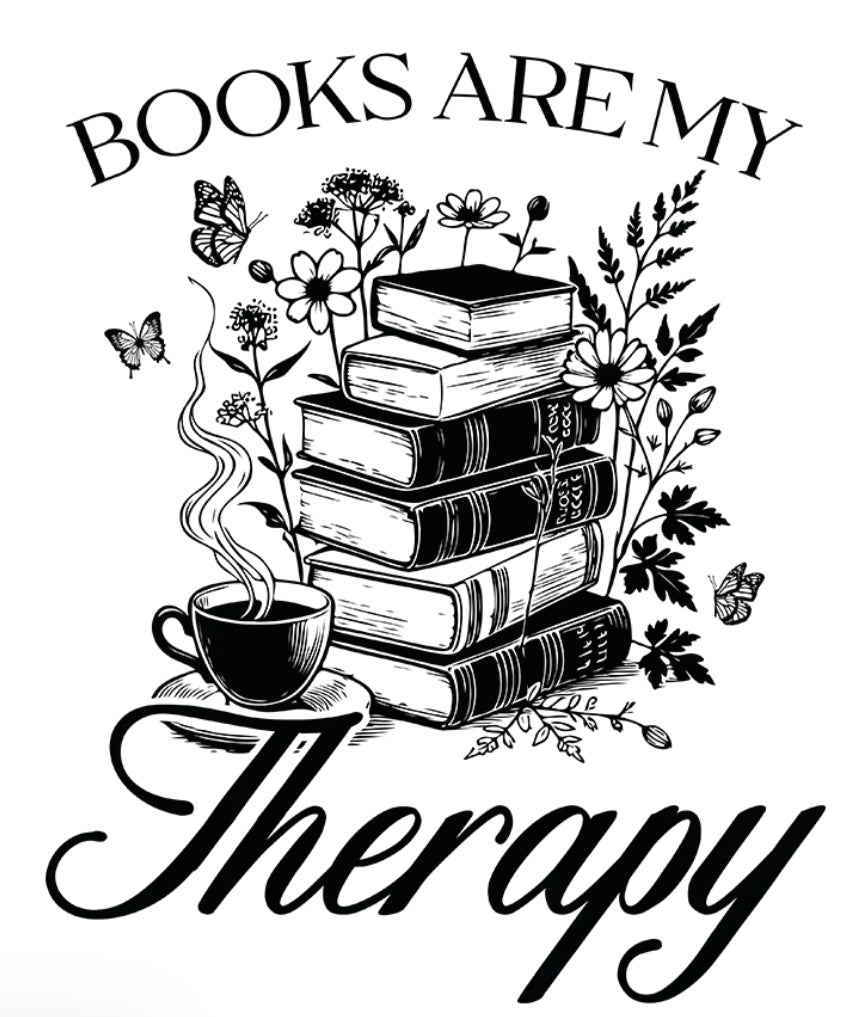 Books Are My Therapy Shirt