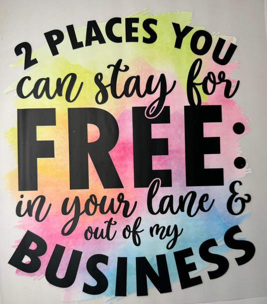Stay for Free Shirt