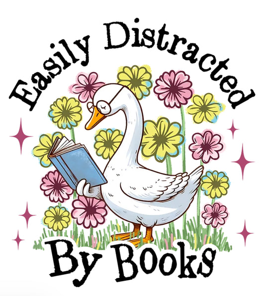 Easily Distracted By Books Shirt
