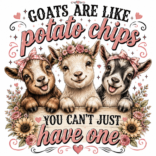 Goats are like Potato Chips
