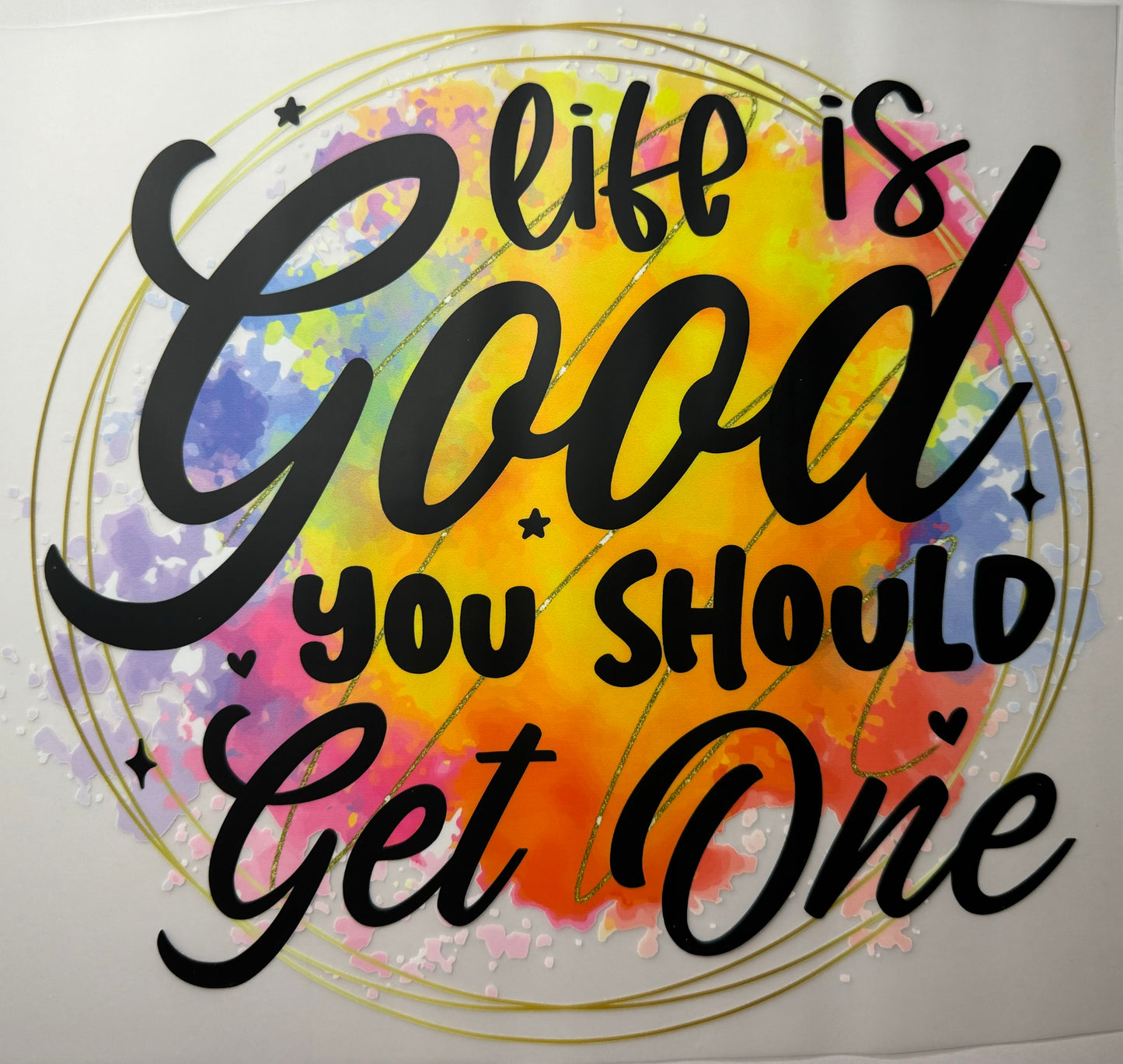 Life is Good. You Should Get One Shirt
