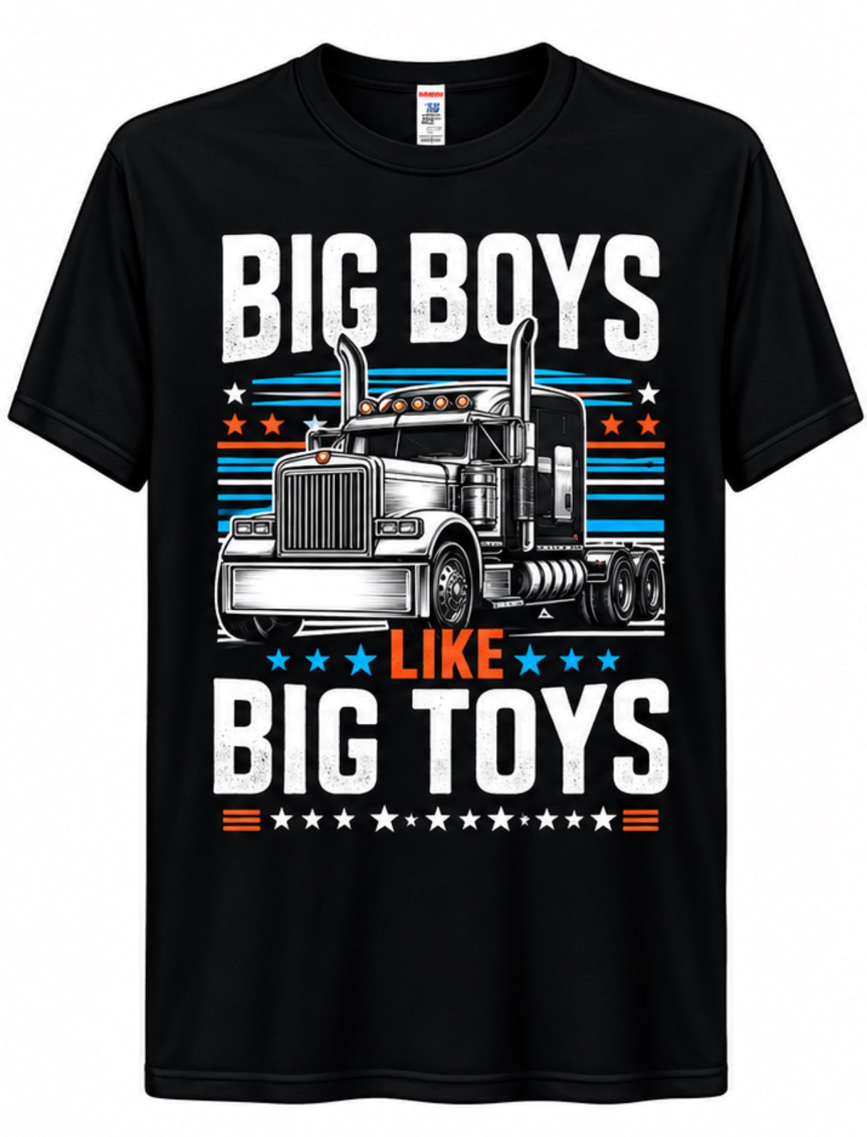 Big Boys Like Big Toys Trucker Shirt