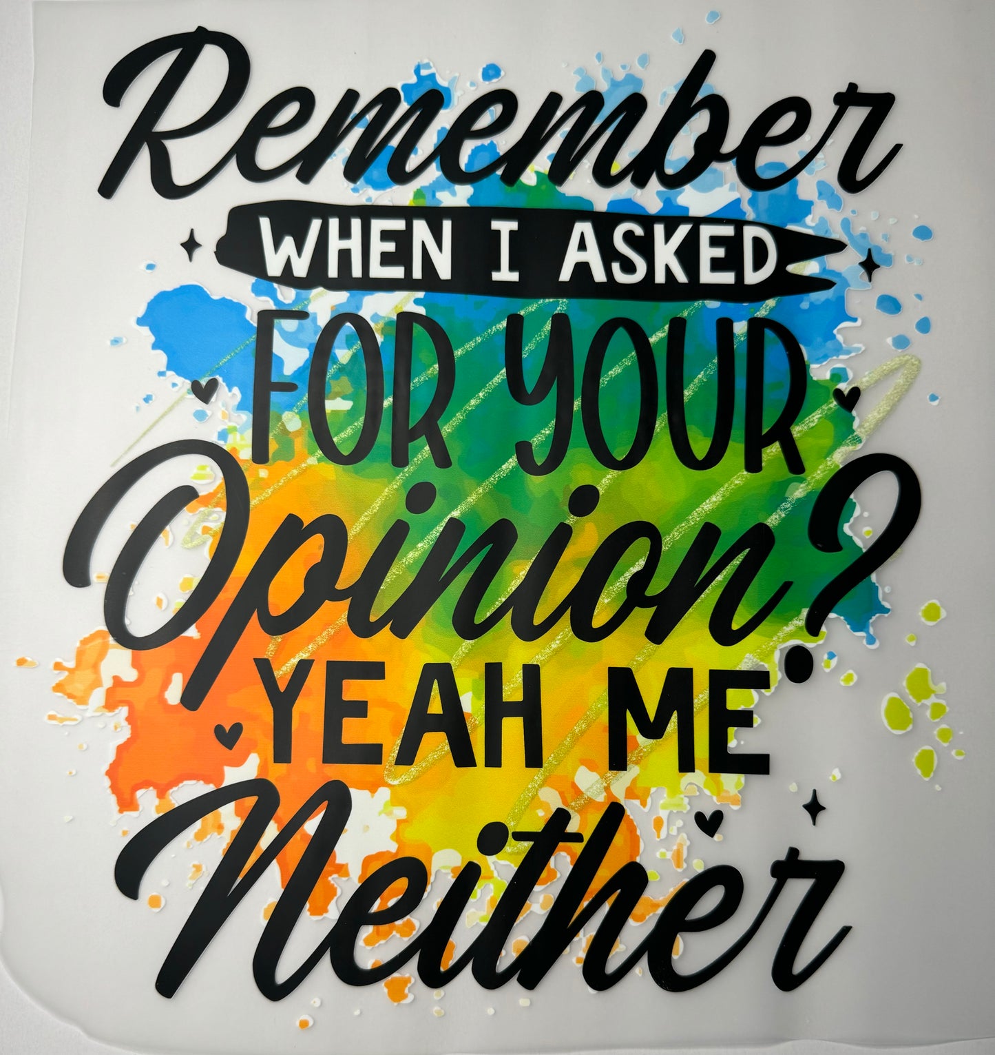 Remember When I Asked… Shirt