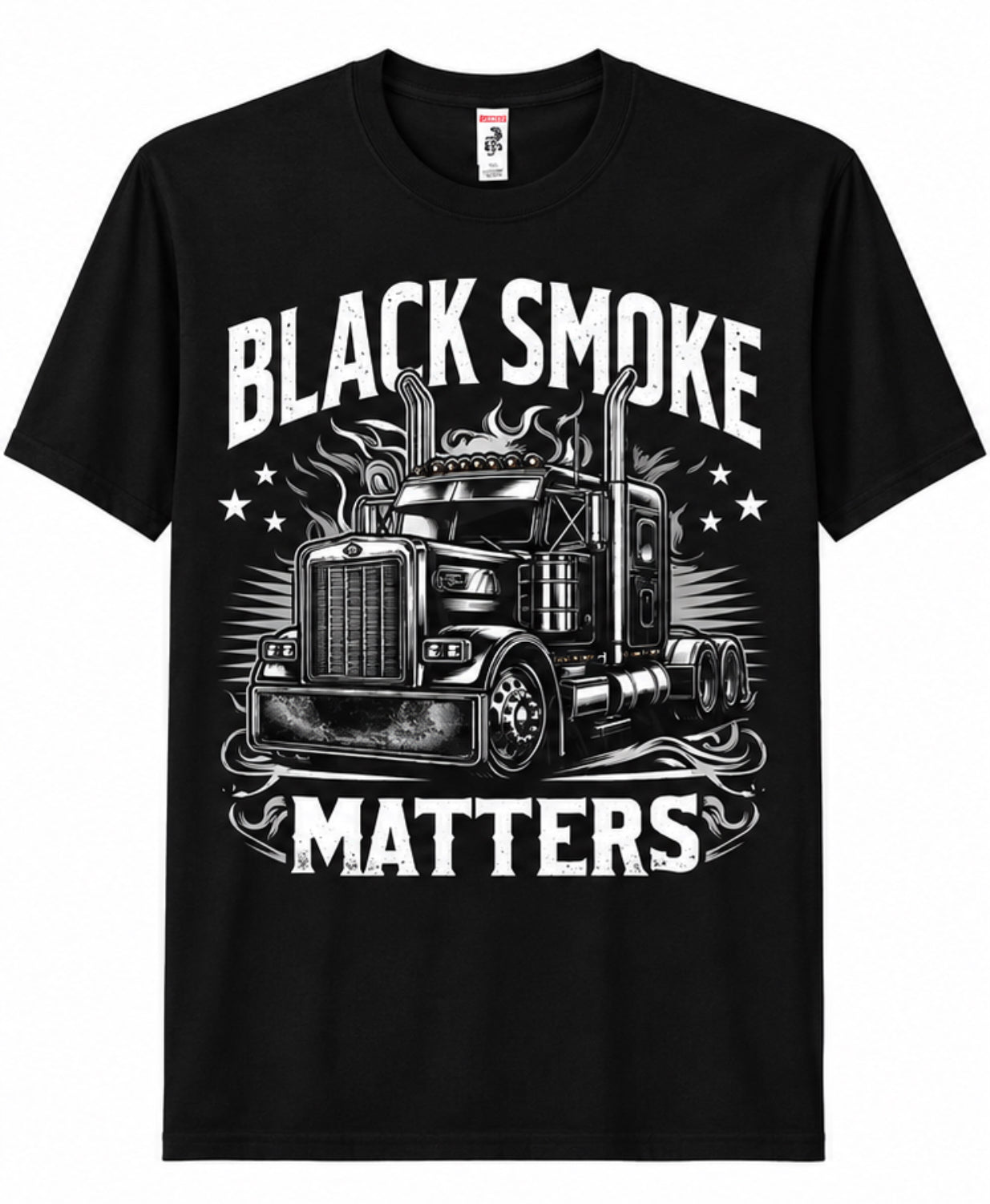 Black Smoke Matters Trucker Shirt