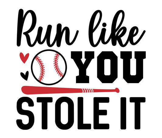 Run Baseball Shirt
