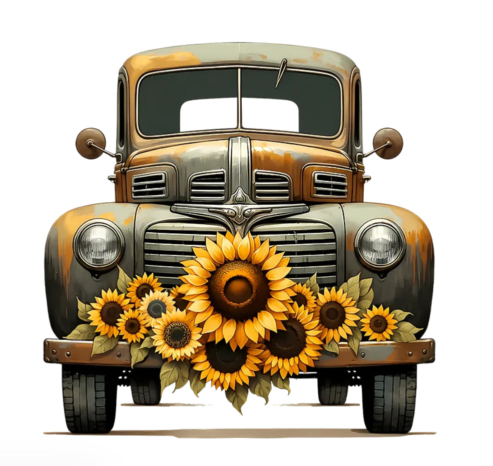 Truck Sunflowers Shirt