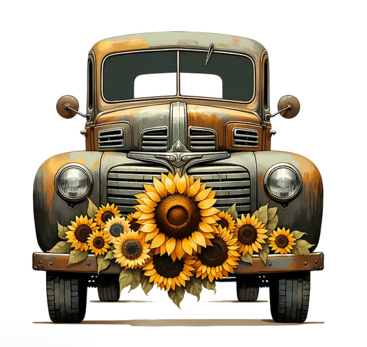 Truck Sunflowers Shirt