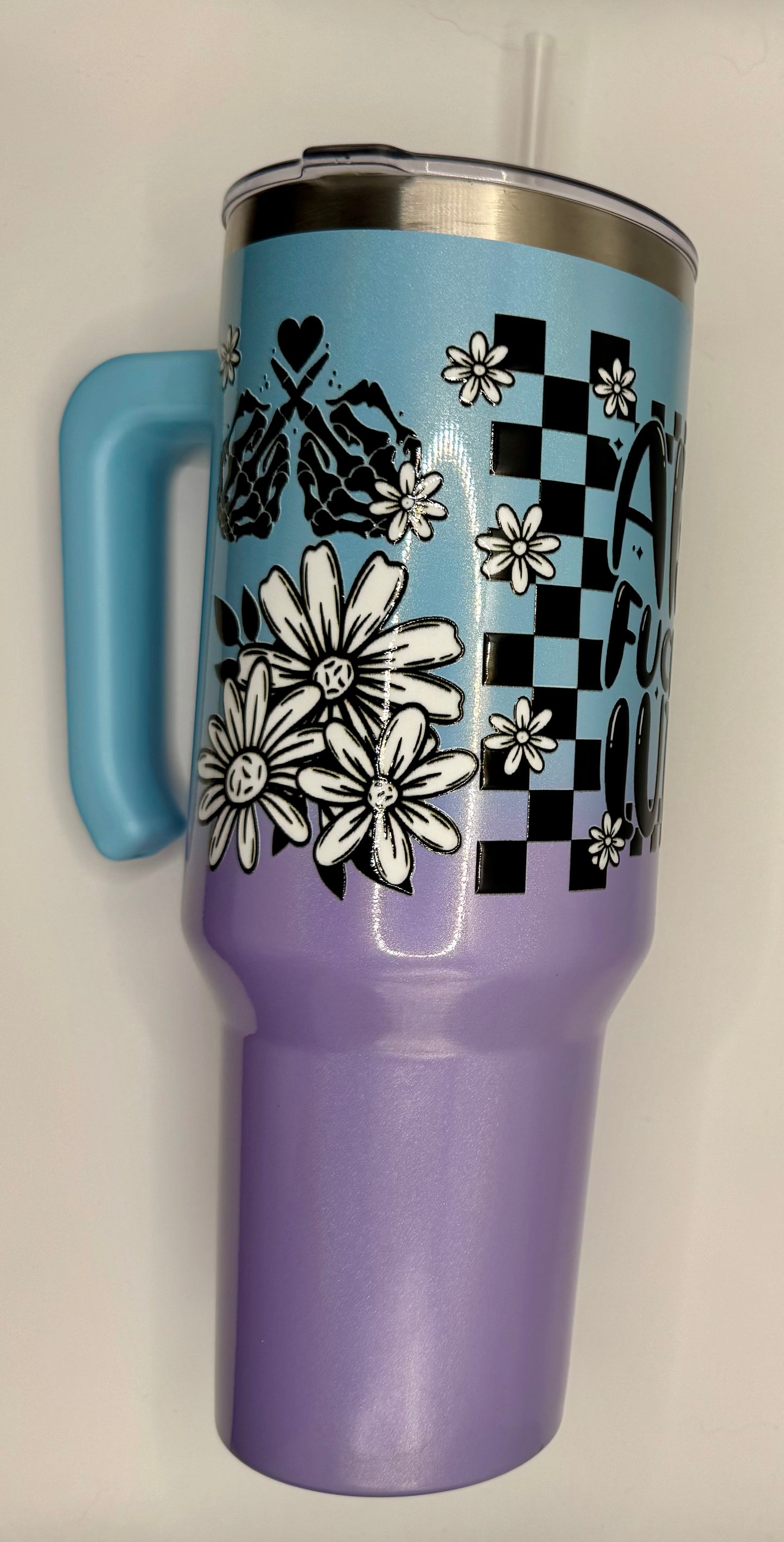 Abso f*ckin lutely 40 oz stainless tumbler (Pre-Made)