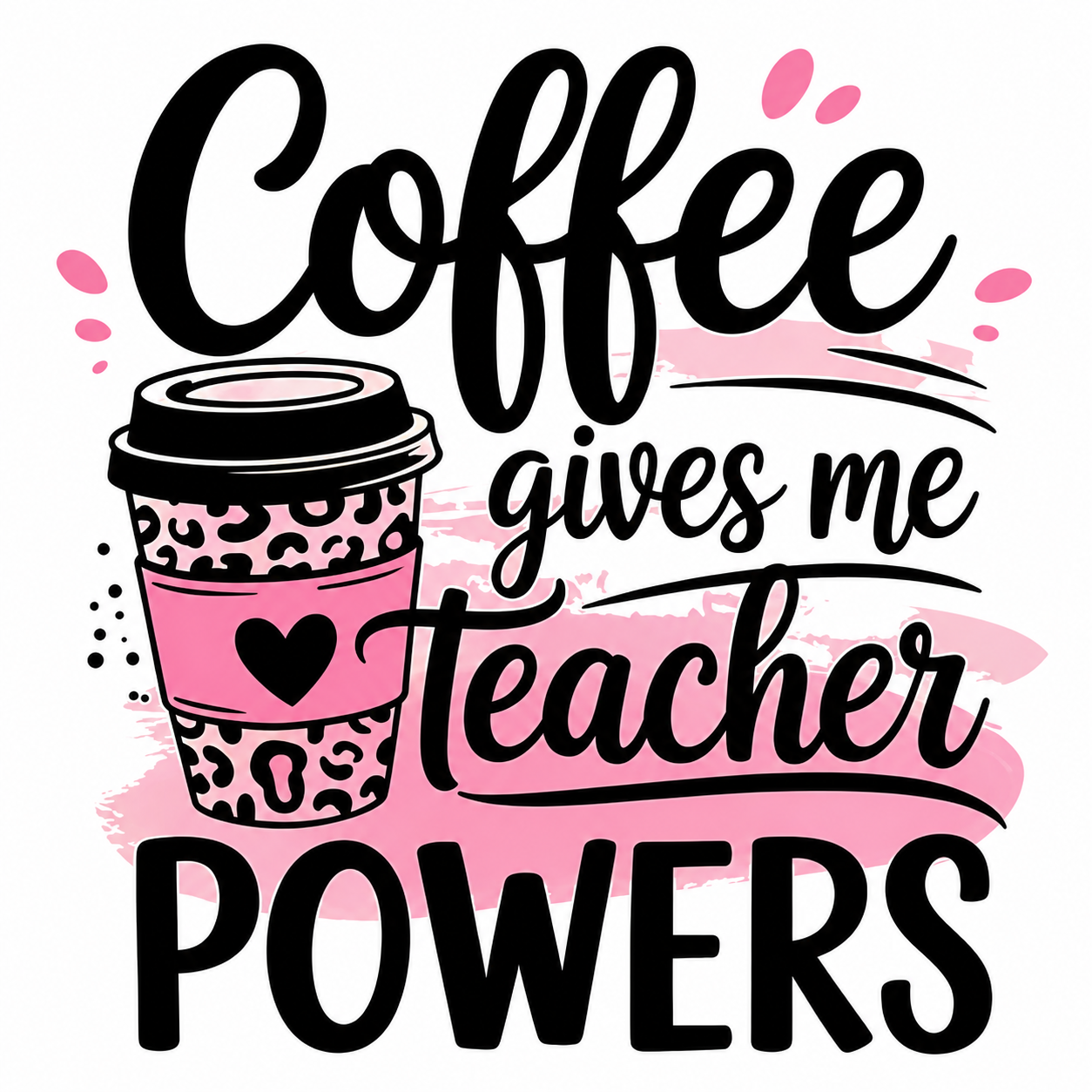 Coffee gives me Teacher Powers Shirt