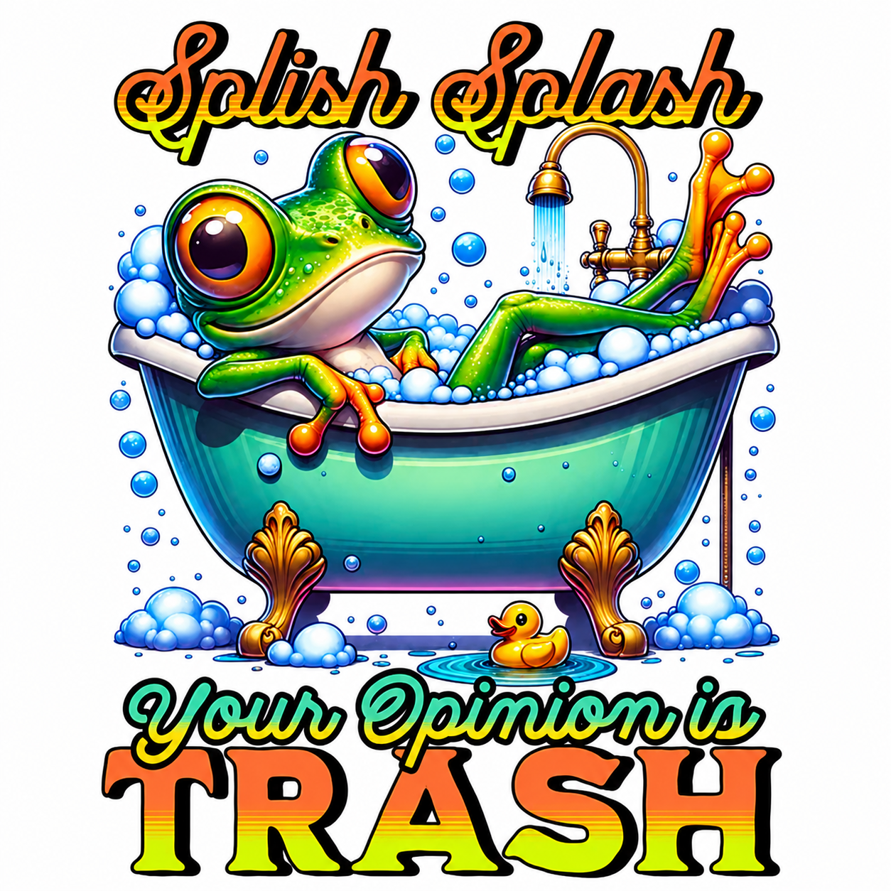Splish Splash Your Opinion is Trash