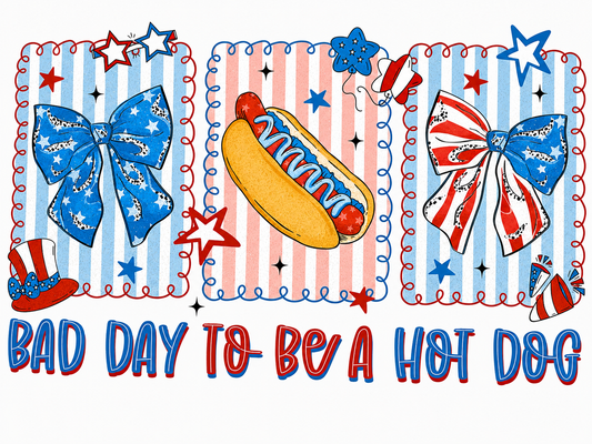 Bad Day to be a Hot Dog - Glitter