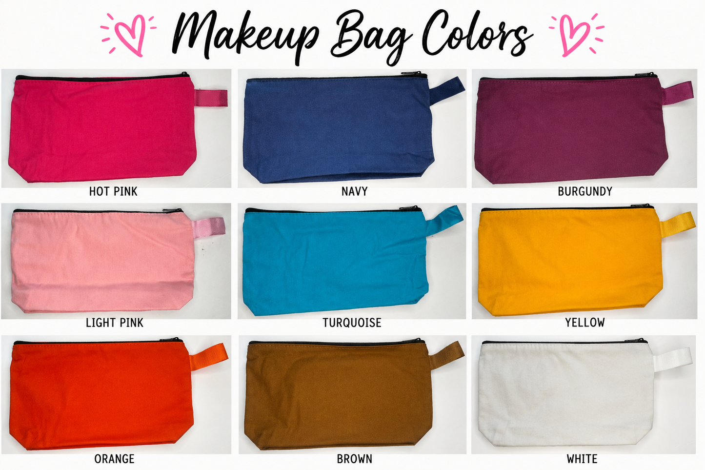 Makeup/pencil bags