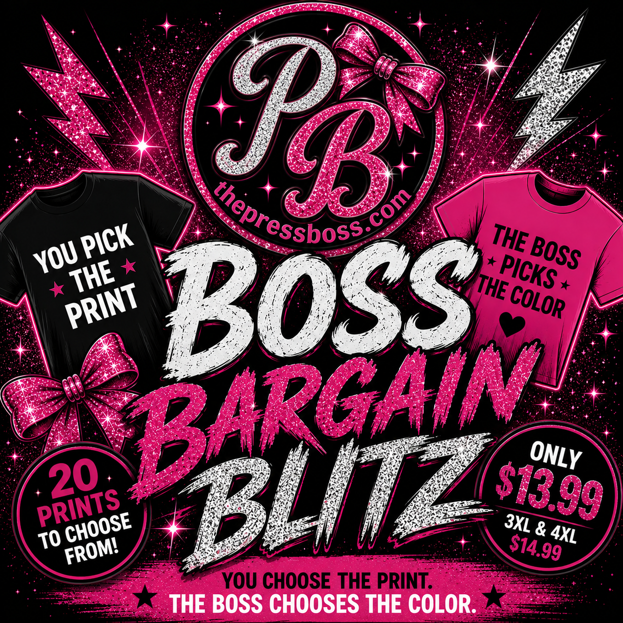 Boss Bargain Blitz (chosen on TikTok Live)