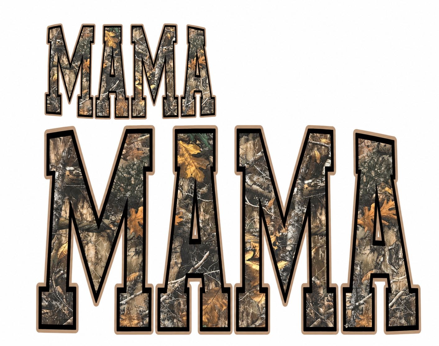 Camo Mama with pocket